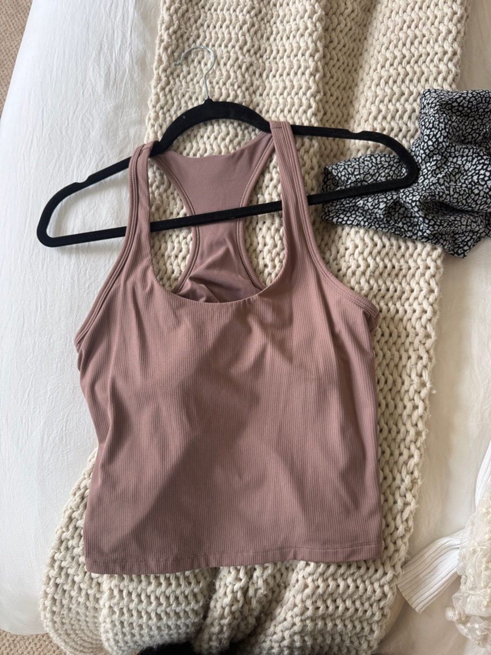Ribbed Racerback Tank Top - Picture 1 of 2